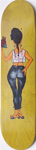 Barmaid Skate Board