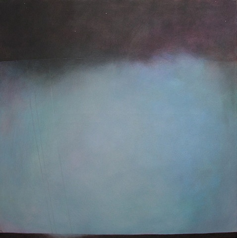 night, tides, stars, water, original painting, landscape painting, horizon, seascape, abstract