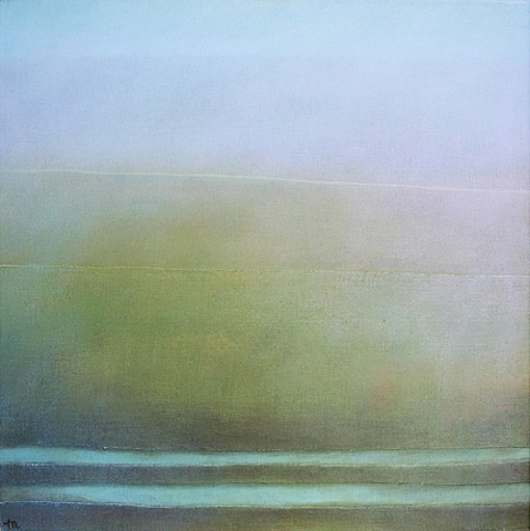 plumpudding, thames river, kent, stripes, water, original painting, landscape painting, horizon, seascape, abstract