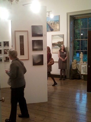 Storm paintings at Fulham Palace Art Fair