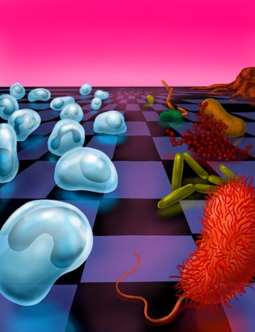 Untitled (Immune battle)
