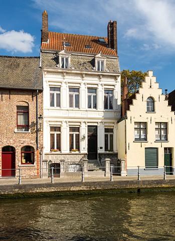 The houses in Bruges are very distinctive making walks along the canals a pleasure.