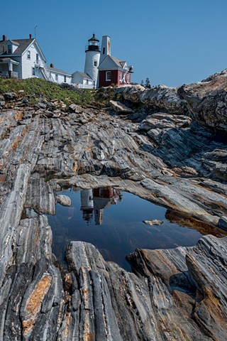 Beautiful Reflections of the Lighthouse at Pemaquid Point