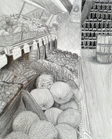 AP Art Graphite Surrealist Situation Student Work