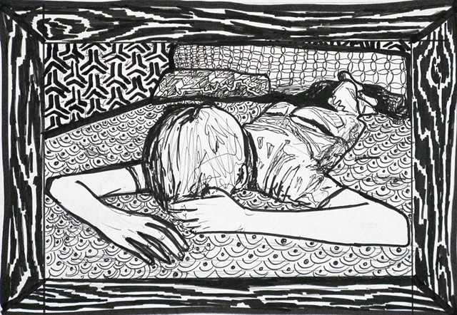 Ink Drawing Student Artwork