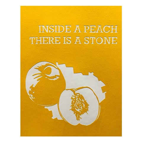 Inside a Peach