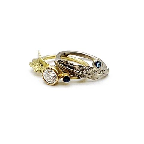 Lucia engagement and wedding band