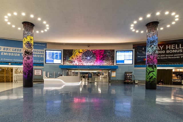 Art at Amtrak | New York Penn Station | Get Carried Away, You Have the Right