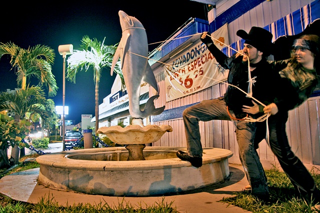 Dolphin Hunting,
Miami, Florida