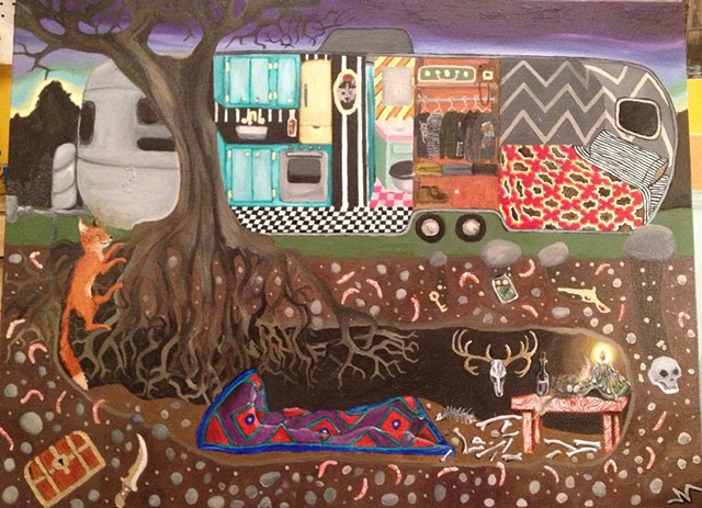 Fox Hole and Airstream-SOLD