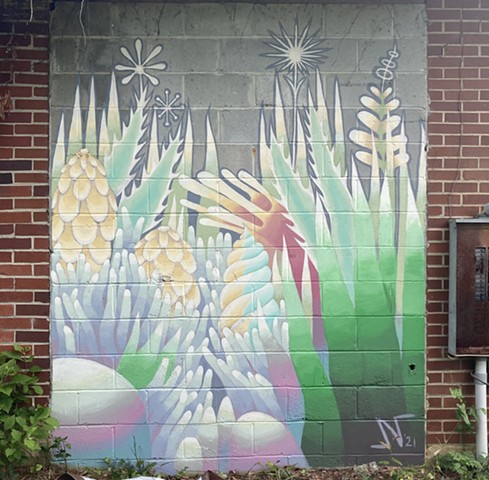 Mural at Rag and Frass Farm