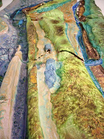 Bathymetric Map Mural 2