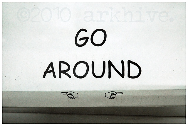 'go around'
