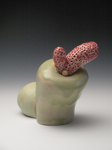 small scale sculpture, ceramic, botanical, organic, otterson