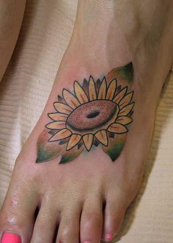 Sunflower foot
