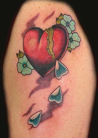 Heart with tears