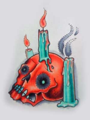 Skull and Candles