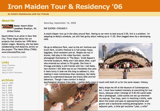 Iron Maiden Tour & Residency blog