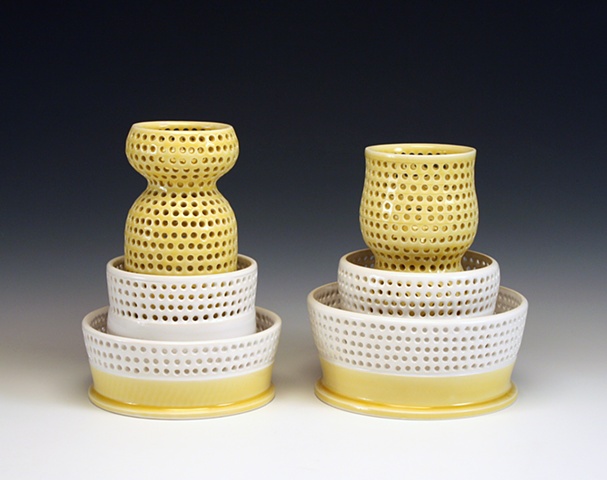 Perforated Vases