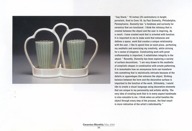 Ceramics Monthly, Emerging Artist