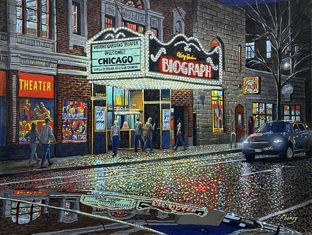 "Evening in Chicago Impression"