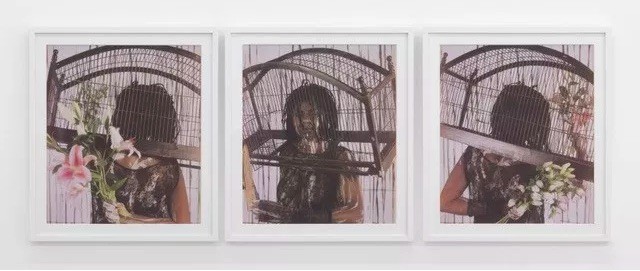 Songs of Freedom (triptych), 2013, C-Print, 28.5” x 25” each, Artwork © María Magdalena Campos-Pons, image courtesy of Samsøñ Projects.