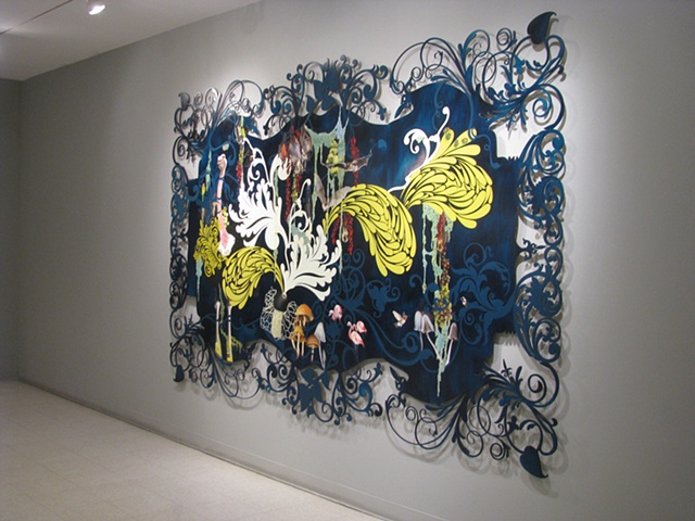 beauty and the beasties, installation view, detail, 2010