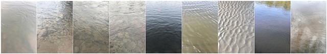 Nine River Road Trip - Snapseed App - Gridded in Photoshop