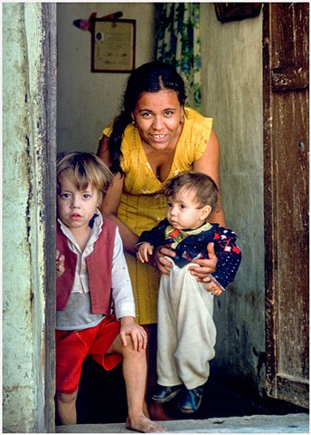 Mother and children, Batopilas