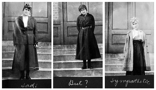 "Sad But? Sympathetic" Nina Weiste triptych