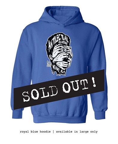 Punk Rock Sweatshirt Hoodie Antilectual Recordings