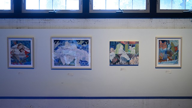 "Dissolves" exhibition view