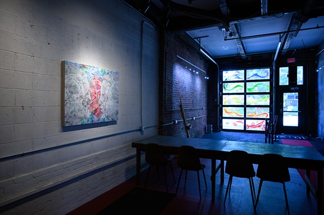 "Dissolves" exhibition view