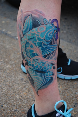 koi fish tattoo for april gibson
cancer survivor 