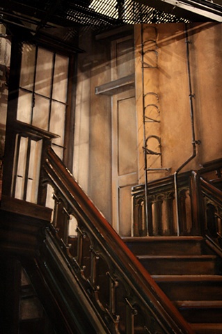 Staircase drop, detail
