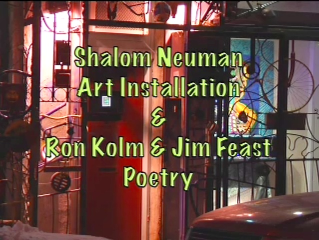 Ron Kolm and Jim Feast poetry for Lamed Vav Exhibit