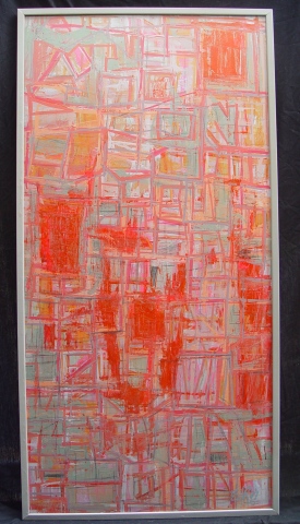 Acrylic, Enamal & Pencil on Eucaboard; Diagram of One's Mind Part II; 24" x 48"; $500000.00; Ed Rudis 2007