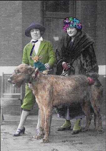 Two Woman with Two Digs