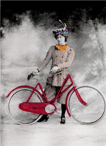 Woman with the Bike