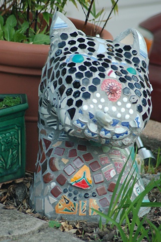 Mosaic Cat off Ashby