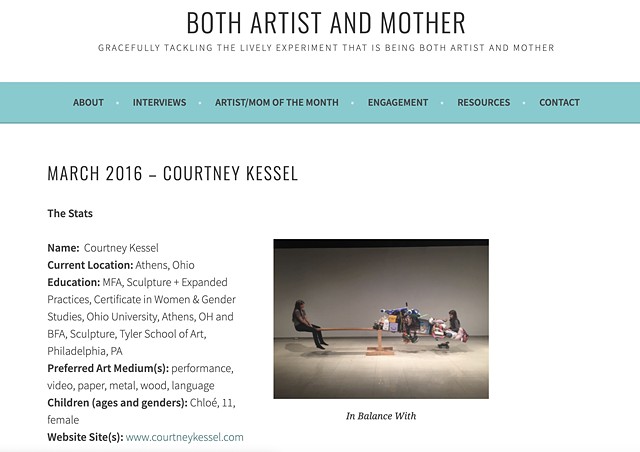 Both Artist and Mother Interview - March 2016