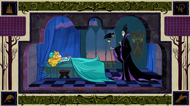 Illustrating for Walt Disney Parks Florida