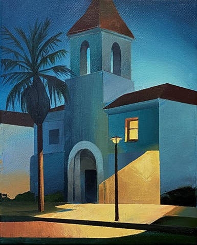 Old Church at Night