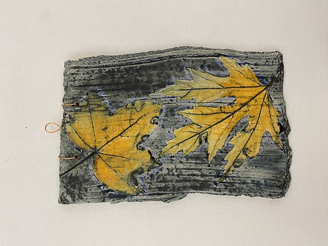 On Blue Leaves imprint I