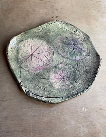 Hanging(or flat) Nasturtium Leaves plate £150