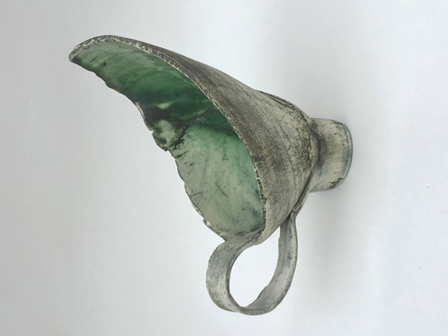 Green Swirl Pitcher- another view- £140