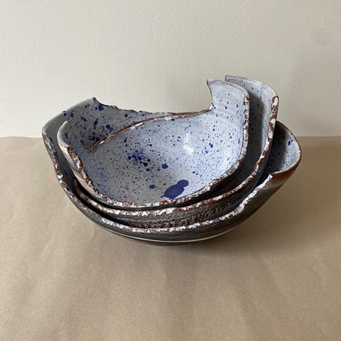 Nestling BlueSplash bowls £140