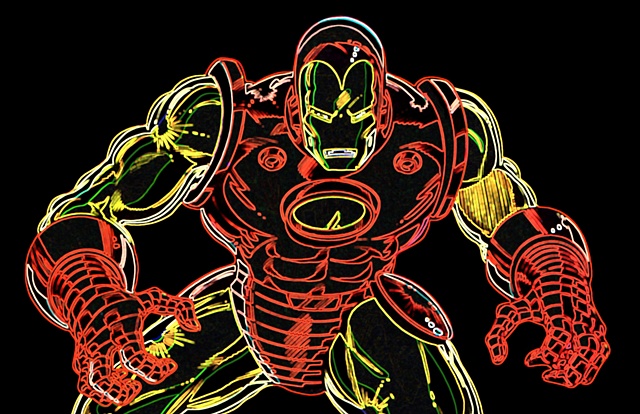 Iron Man Pop Art Print