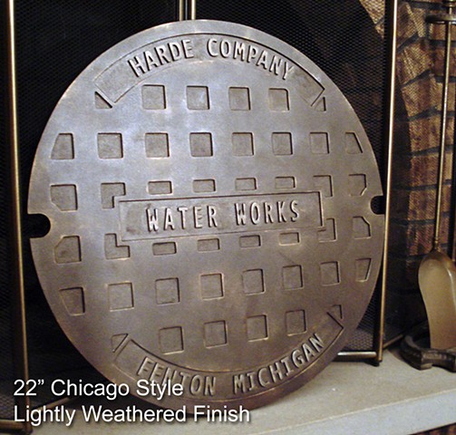 22" Chicago Style Sewer Cover