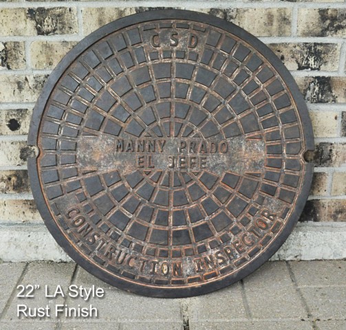 22" LA Style Sewer Cover